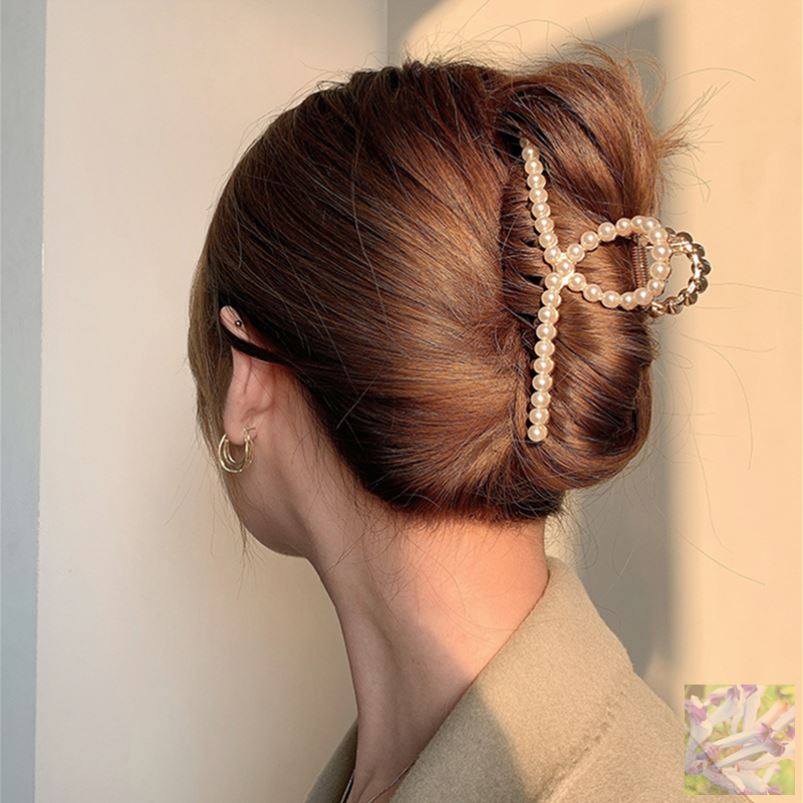 South Korea Hairpin 2021 Lady Hairpin Hairpin High-end Big side High Sensation Vertical mass-size multi-hair clip headwear