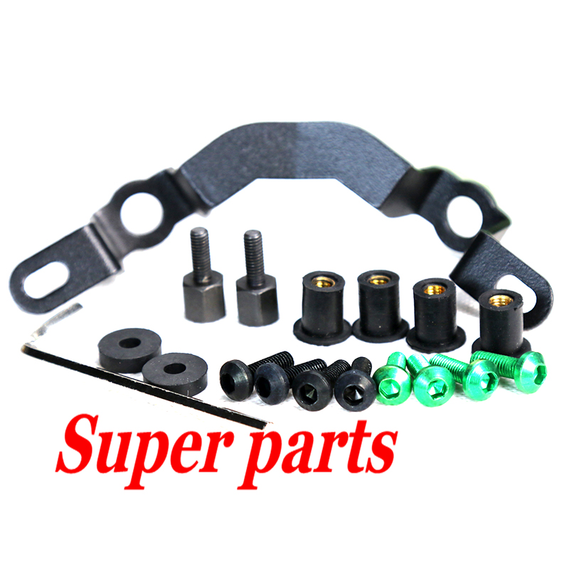 Xe máy Kawasaki Z1000 14-19 năm sửa đổi kính chắn gió phía trước kính chắn gió phía trước làm lệch hướng kính chắn gió - Kính chắn gió trước xe gắn máy kính chắn gió xe máy wave rsx