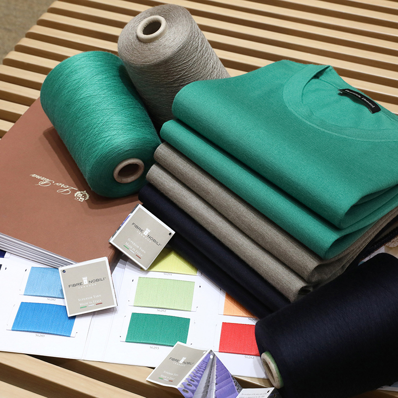 【243212112】Italy L*P ㊣ Silk Cashmere (with Exclusive Tag) Men's Short-Sleeved Knitwear
