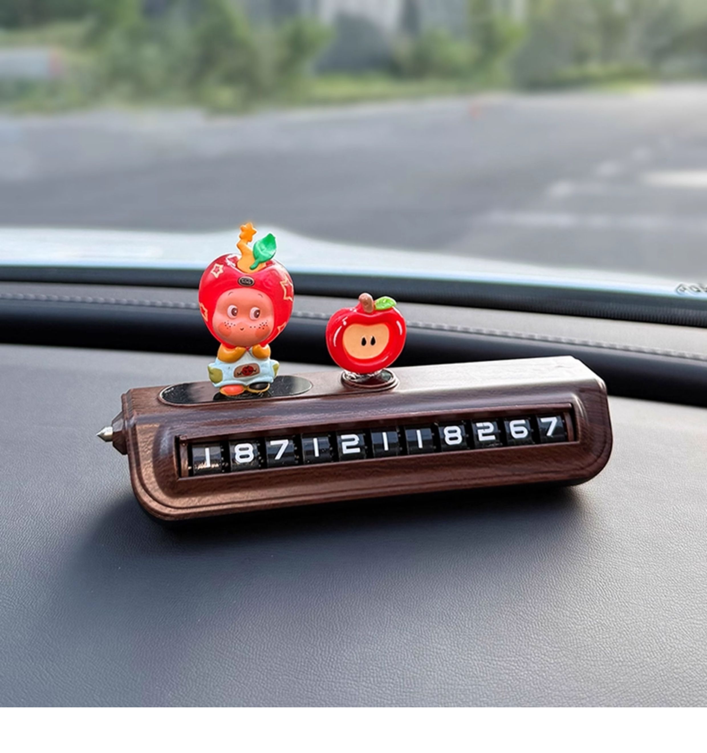 Creative and Cute Parking Number Plate, Temporary Parking Phone Number for Moving the Car, Car Decoration, Phone Number for Moving the Car
