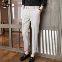 Rich Birds Salt Department Mens Day Pants Style Western Pants Mens Summer Thin Fall Sensation Ice Silk 100 Hitchhiking small leggings