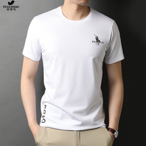 Rich Your Birds Summer Thin short sleeves T-shirt Male 2021 New loose trend Leisure round collar printed letters