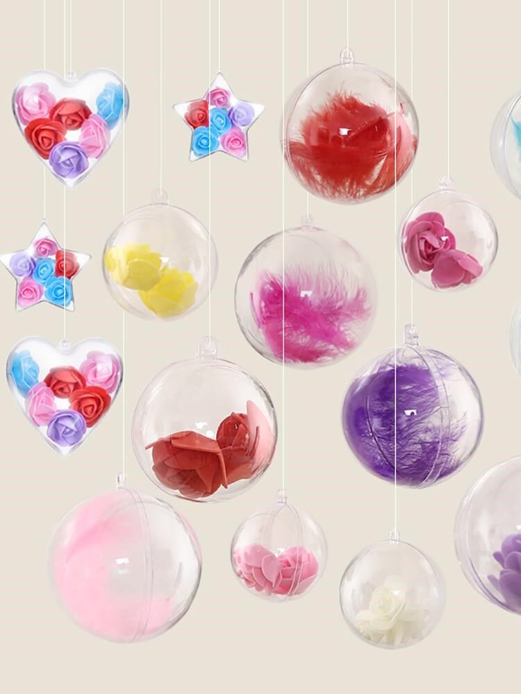 Window prop shop glass ball 4cm hanging red hotel dress up 8cm frosted Christmas tree decoration hanging ball