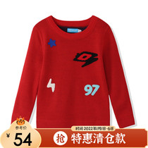 Aierjian boys childrens clothing Autumn Sweater male childrens wool pullover sweater B knitted sweater (including 45% wool)