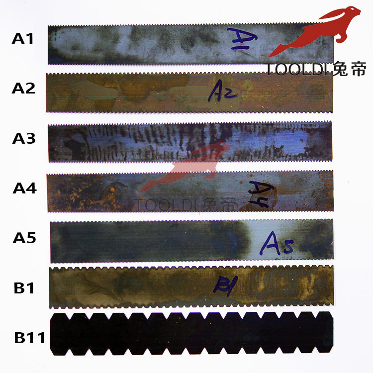 Rabbit imperialist pvc plastic floor laying tool floor gluing scraping rubber plate scraping teeth scraping ruler serrated gluing