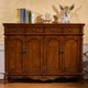 American Country Shoe Cabinet Home Doorway Retro Painted Entrance Storage Cabinet Solid Wood Screen Partition Storage Cabinet