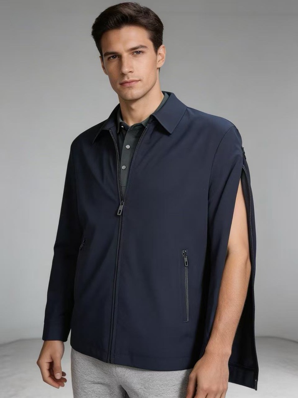 Thin Jacket for Men, Picc Catheter Clothing, Suitable for Spring, Chemotherapy, Dialysis, and Fractures, Can Be Worn Outside, Thin Jacket for Dialysis and Fractures