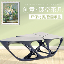 Zaha design master triangle hollow FRP fashion personality hotel model room Sales office shaped coffee table