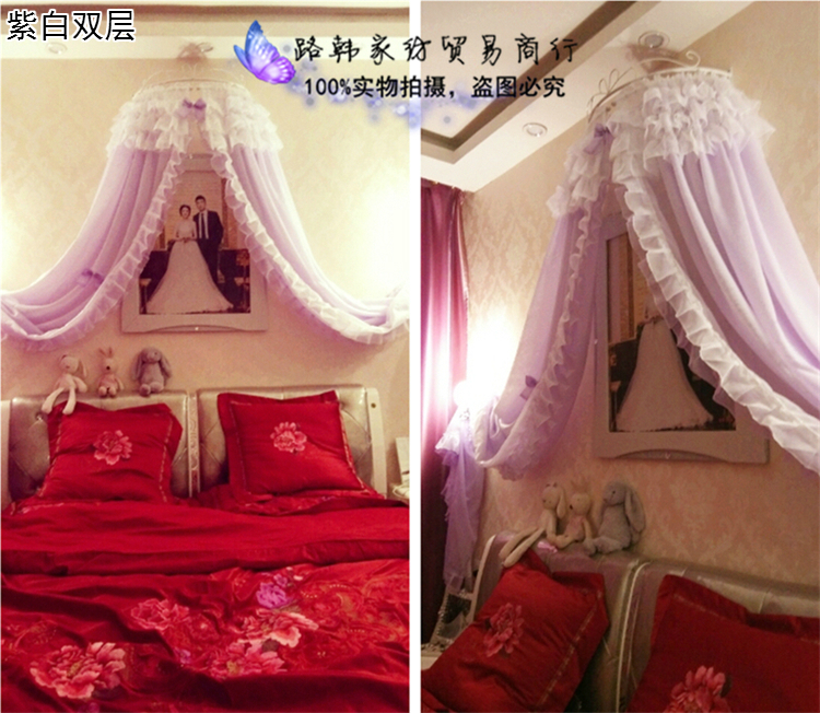 [Khách hàng thực sự bắn] giường Hàn Quốc 幔 cửa sổ công chúa 幔 đa chức năng 窗 (cửa sổ màn hình) gói quốc gia không có kệ