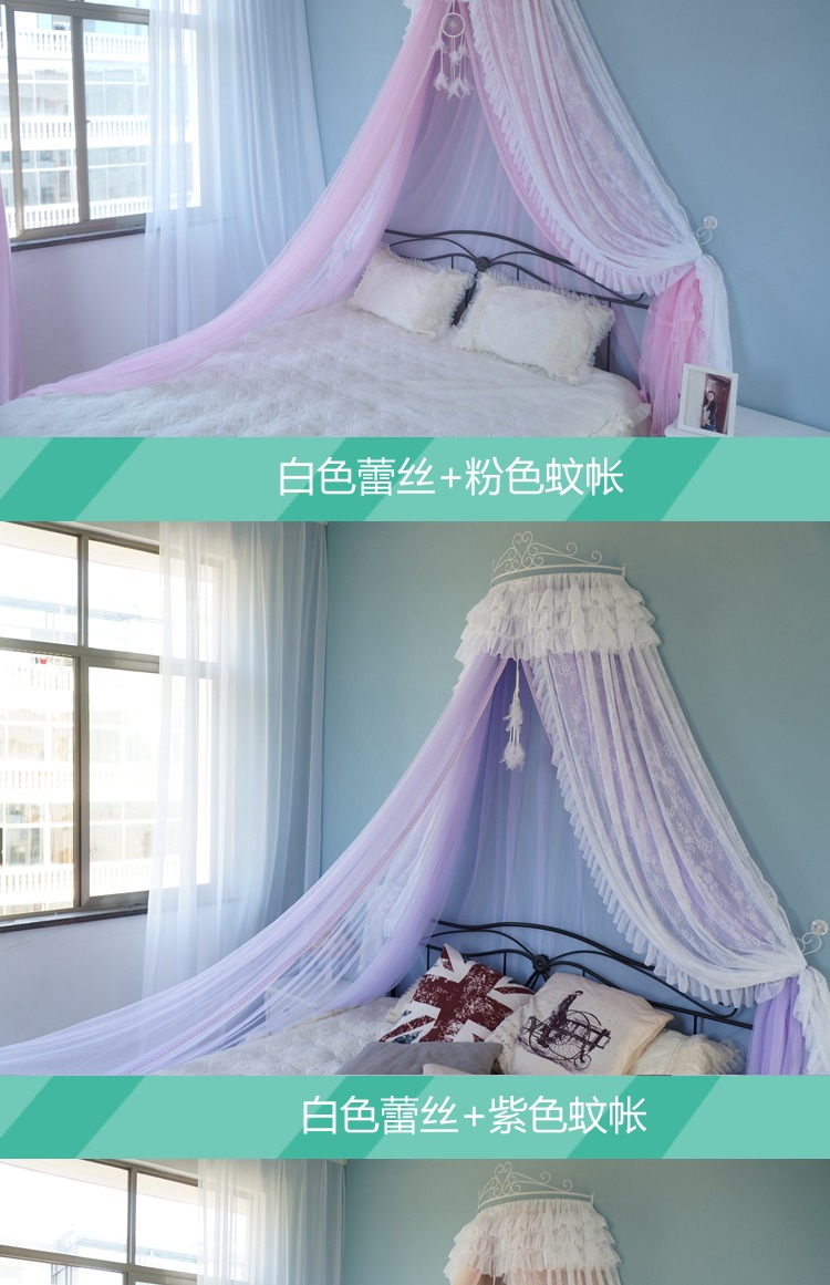 tâm châu Âu tòa án công chúa giường ngủ lớp vỏ sợi gái của ins Thái giường rèm trang trí phòng cô gái công chúa gió cho trẻ em - Bed Skirts & Valances màn che giường ngủ