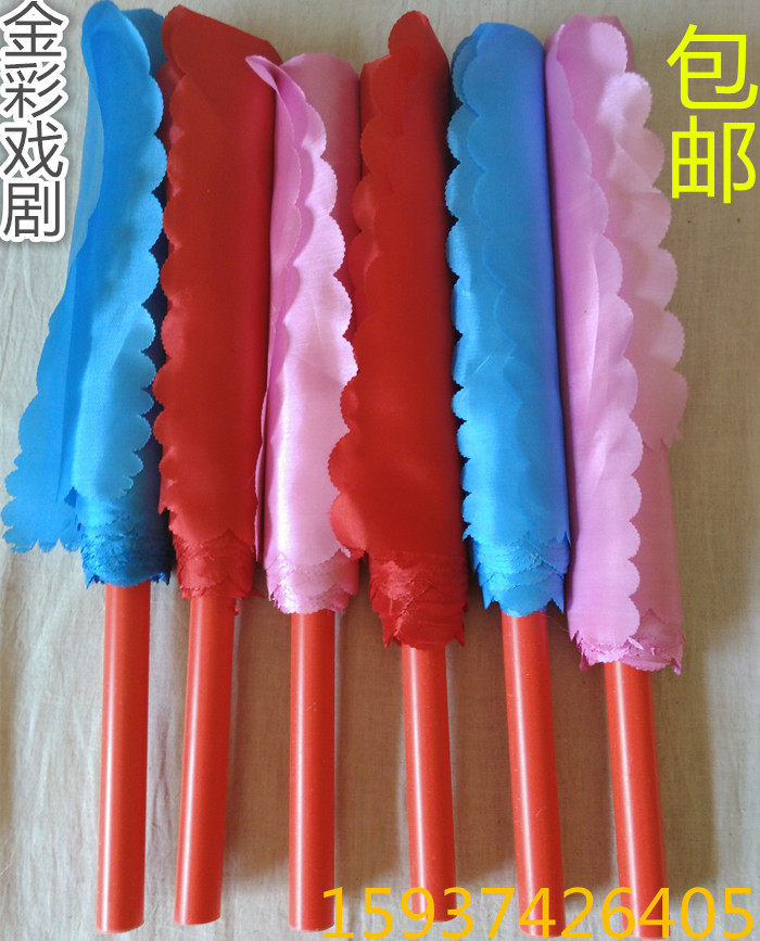 Flying day dance with small sticks of seedlings song red silk colored with dance silk with red yellowish green blue with baseball silk ribbon-Taobao