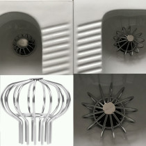 Toilet anti-clogging funnel mesh cover squat pit cover squat toilet filter anti-fall cover anti-clutter toilet cover