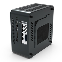 Note X320 mini host side plug unique itx all aluminum ITX chassis HTPC portable desktop computer