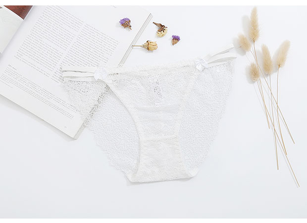 Mới Sexy nóng eo thấp ren đồ lót của phụ nữ Đồ lót trong suốt khe cao mỏng 1460 quần lót cạp cao