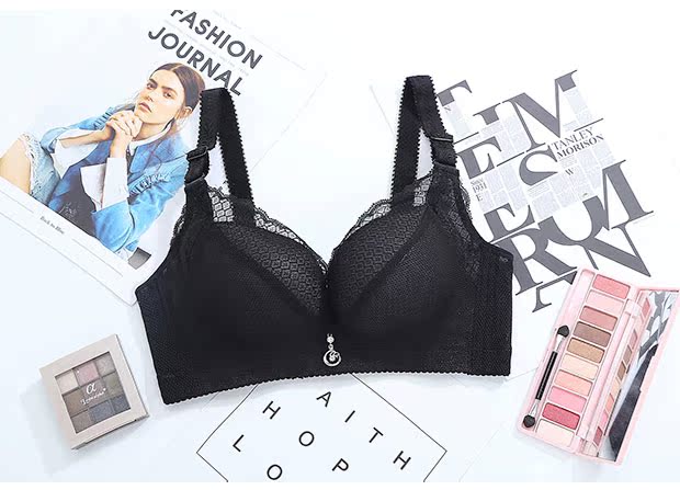 Nhẹ và mềm! Không có vòng ngực gợi cảm áo ngực tập hợp trên bộ sưu tập đồ lót ngực T282 quan ren 