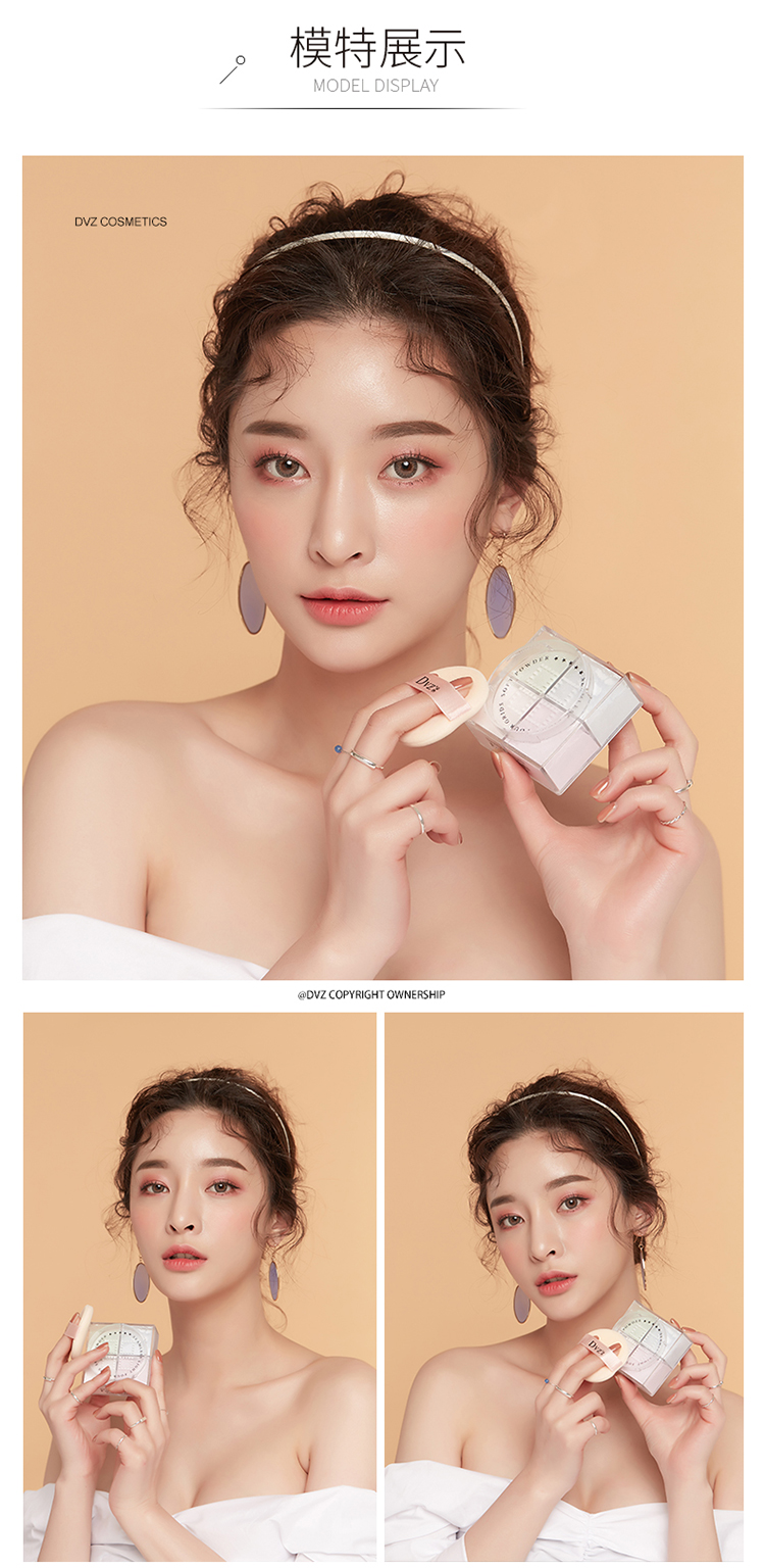 Mayfair đề nghị DVZ / ánh sáng màu mà không theo dõi bốn hình vuông sửa chữa bột mật ong lỏng bột trang điểm phấn phủ laura mercier