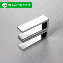 glass door shower room handle mirror light stainless steel solid deposit 304 no rustic bathroom door handle L8AS Ming dress