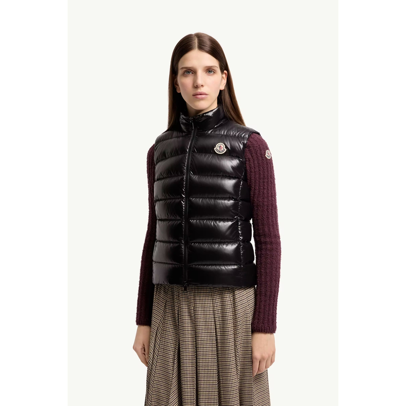 Xiaopang Genuine Moncler 26Fw Women's Ghany Classic Black down Vest