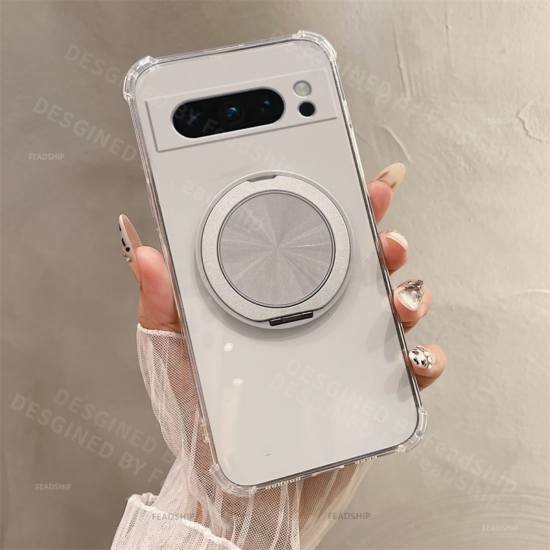 Suitable for Google Google Phone Cases Pixel11 Transparent Pixel9 Soft Case Pixel10 with Stand Pixel6 Airbag Case Pixel7 Anti-Fall 8 10A 9A 7A a Protective Case Pro