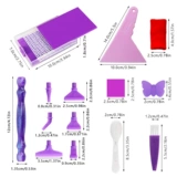 Бриллиантовая живопись многофункциональная бриллиантовая пластина DIY Multi-Drill Screen Drill Inventory Drill Plater Пластина пластин