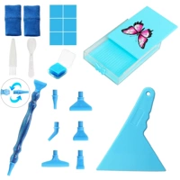 Голубая бриллиантовая блюда с бабочкой (№ 3)