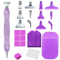 (Фиолетовый) Набор инструментов для сверления с резьбой