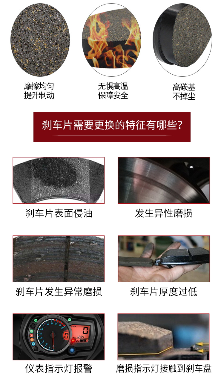AHL thích nghi với Kawasaki Z750 / Z1000 07-09 KLV1000 04-05 má phanh phía sau Má phanh - Pad phanh thắng tay xe máy