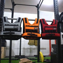 Weight-bearing clothing high-end fitness vest weight-bearing vest Chris with the same weight-bearing vest street fitness vest iron block