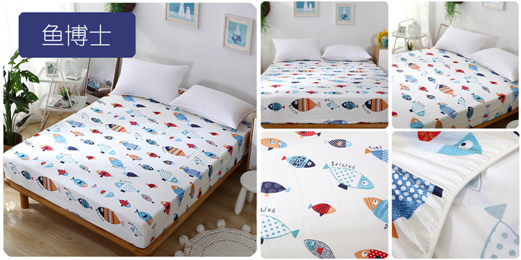 khăn trải giường bông nệm dày bảo vệ 1,2m trượt Được trang bị nệm bao gồm một mảnh tùy chỉnh Simmons 1.5m1.8 - Trang bị Covers 	ga giường bo chun