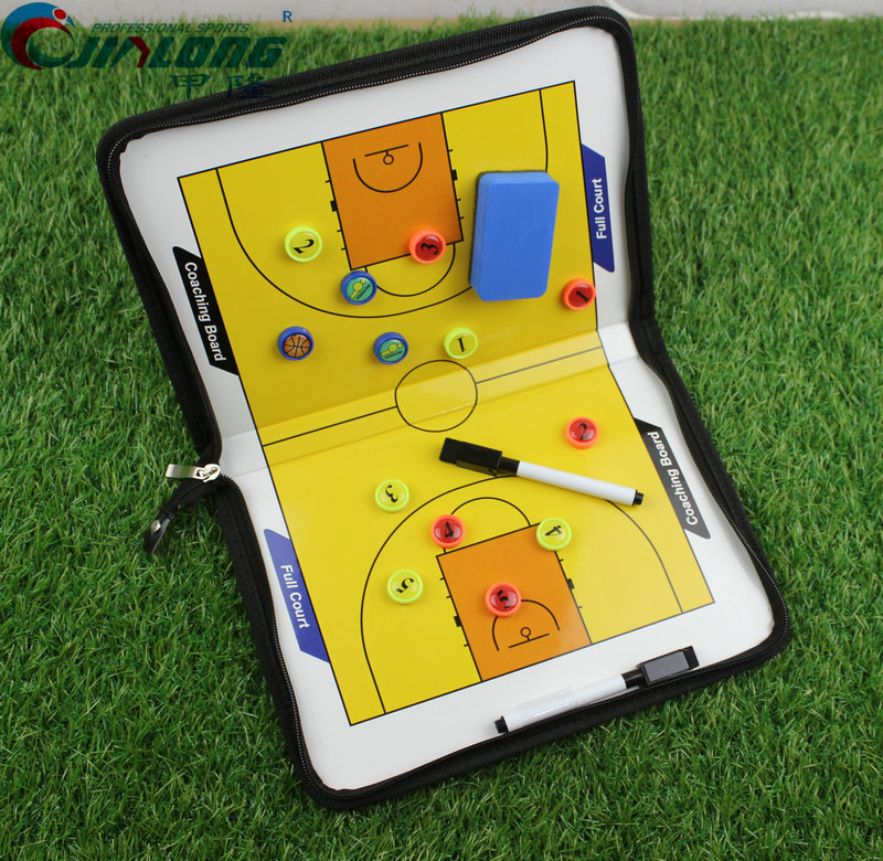New Zipper Bag Basketball Magnetic Folding Tactical Board Coaching Staff Conductor Demonstration This Competition Training Tactical Book 