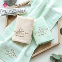 Jie Ya khăn bông gạc nhỏ rửa khăn bốn đứa con nạp thấm bông khăn khăn con bé - Khăn tắm / áo choàng tắm khan mat