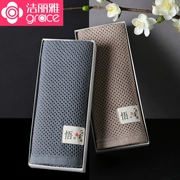 Jie Ya bông rỗng sợi khăn khăn khách sạn hộp quà hộp quà đơn nạp - Khăn tắm / áo choàng tắm