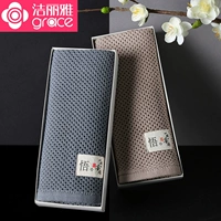 Jie Ya bông rỗng sợi khăn khăn khách sạn hộp quà hộp quà đơn nạp - Khăn tắm / áo choàng tắm khăn mặt cotton