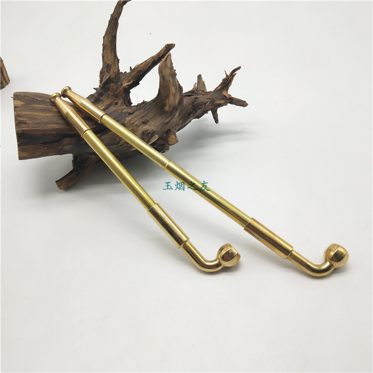Old Fashioned Tobacco Fighting Dry Cigarette Bag Traditional Brass Smoke Pan Cigarette Holder Cigarette Smoke Bag Pan Paper Tobacco Leaf Tobacco Leaf Cigarette Smoke With Dry Smoke