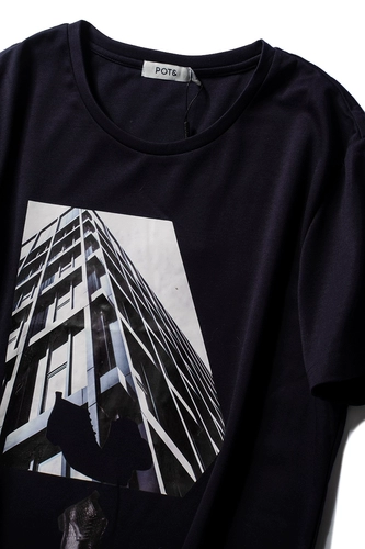 Прохладная летняя спортивная эластичная приятная телу футболка с коротким рукавом для отдыха