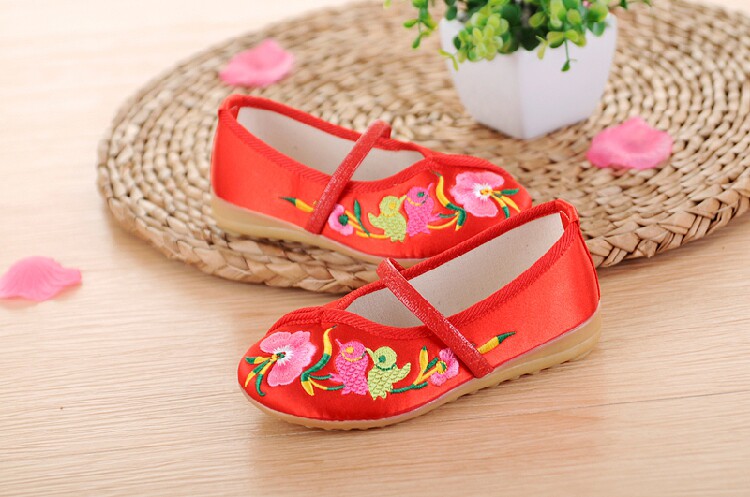 Chaussures enfants en satin pour printemps - semelle tendon - Ref 1038174 Image 16