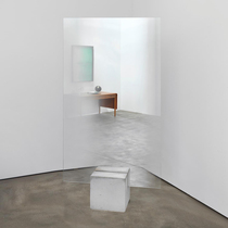  Artistic simple full-length mirror Half-body mirror makeup mirror Art mirror Household commercial art mirror Ghost mirror Modern