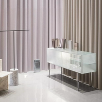  Valley and Nordic simple embossed glass locker dining side cabinet Living room side cabinet Bed and breakfast fashion dining side cabinet entrance cabinet