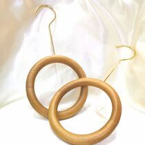 Clothing store S hook Jeans scarf Scarf rack Bag with magnet pants hook Beech ring wooden ring hook hook