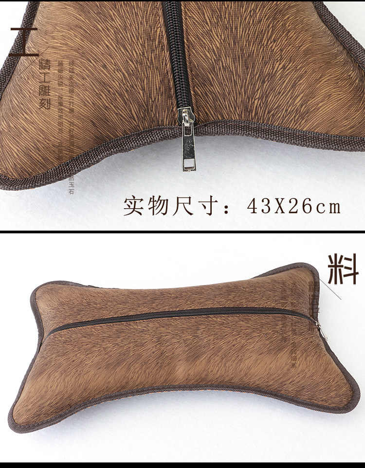 Подушка 荞麦壳填充夏季凉玉枕保护颈椎修复天然岫岩玉石枕头 Jade!