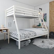 Nordic mother bed Double bunk bed Childrens bed Princess Iron bed High and low small apartment double bed 1 2 meters 1 5 meters