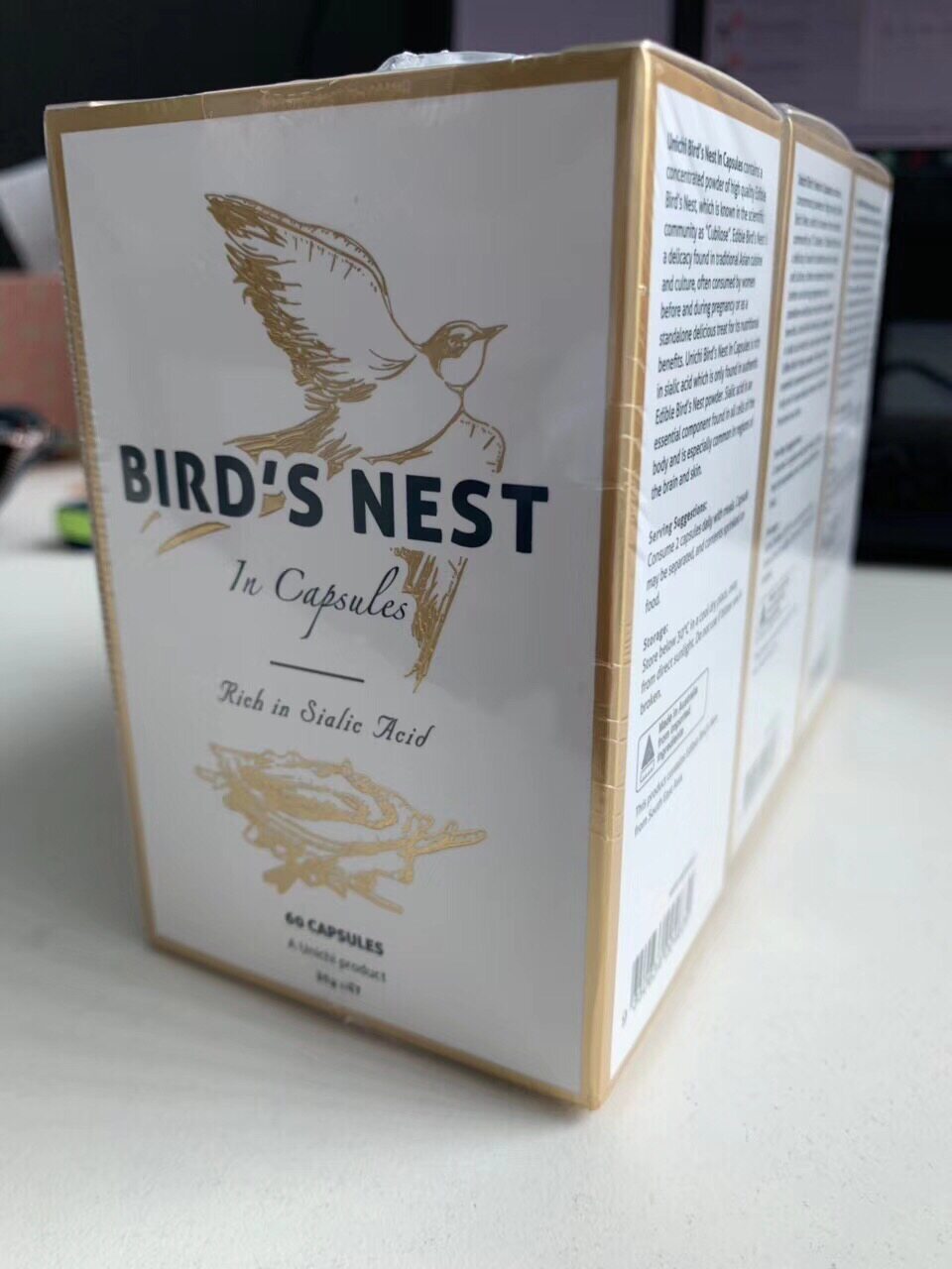 Australia's Unichi BIRDS NEST Yuan Yongyi with the same type of bird's nest essence capsules for adult pregnant women 60 capsules beauty