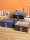 Storage box with lock household desktop jewelry cosmetic storage box tinplate box file password lock storage box