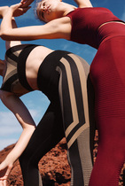 Recommended Spanish single poster style fitness pants seven eight nine-point pants Yoga pants can be matched