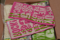 9 9 out of the sports towel female gym wipe sweat long towel hanging neck pink badminton play street dance