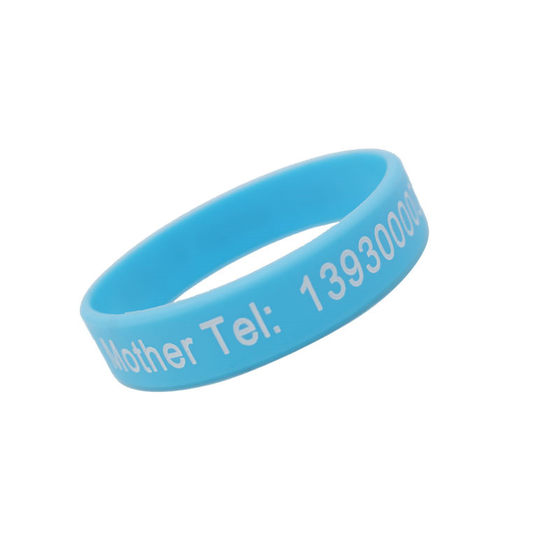 Children and the elderly anti-lost bracelet lettering lost card senile dementia mental retardation anti-lost information card customized wristband