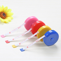 Cute mini tape measure measure clothes measure waist hips measurements ruler soft ruler small leather ruler 1 5 meters