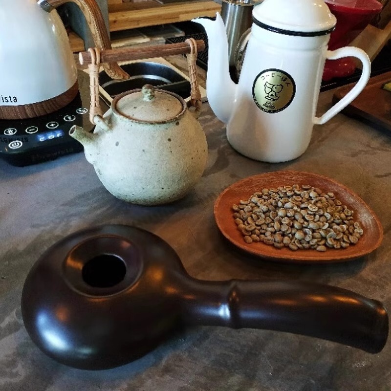 Ceramic Coffee Roaster, Light Luxury Home Roasting Pot, Roasting Machine, Hand-Cranked Roaster, Green Bean and Tea Leaf Roasting Ceramic Coffee Roaster, Light Luxury Home Roasting Pot, Roasting Machine, Hand-Cranked Roaster, Green Bean and Tea Leaf Roasting