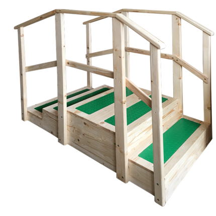 Walking Training Stairs Ladder Aged Care Home Rehabilitation Station Exercise Rehabilitation Full Solid Wood Walking Ability Gait Assessment