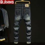 Летние джинсы, ретро штаны, свободный прямой крой